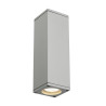 Applique extérieure THEO UP/DOWN gris GU10/QPAR51 2x 35W max IP44 - SLV - 229532