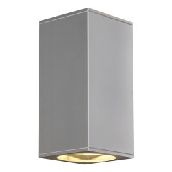 Applique BIG THEO UP/DOWN carrée gris QPAR111 max. 2x75W - SLV - 229574