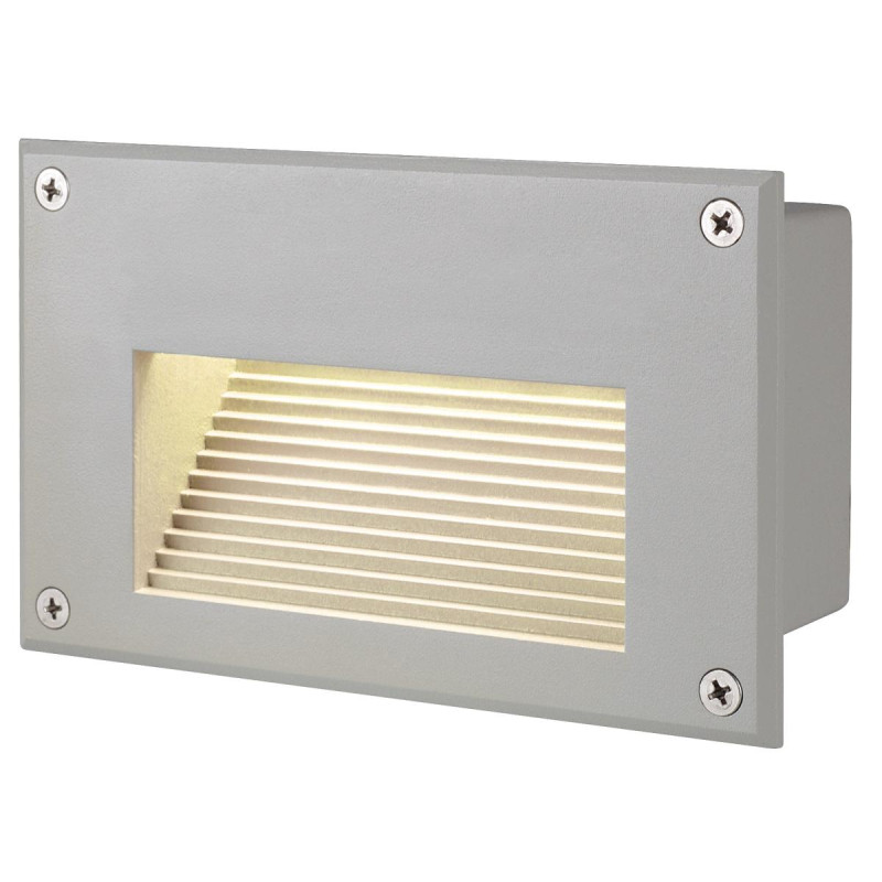 Encastré mural extérieur BRICK DOWNUNDER gris LED 14W 3000K IP54 - SLV - 229702