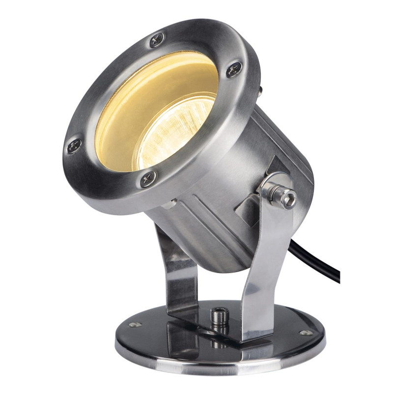 Projecteur extérieur NAUTILUS 10 SPOT inox 316 GU10 25W max. IP55 - SLV - 229741