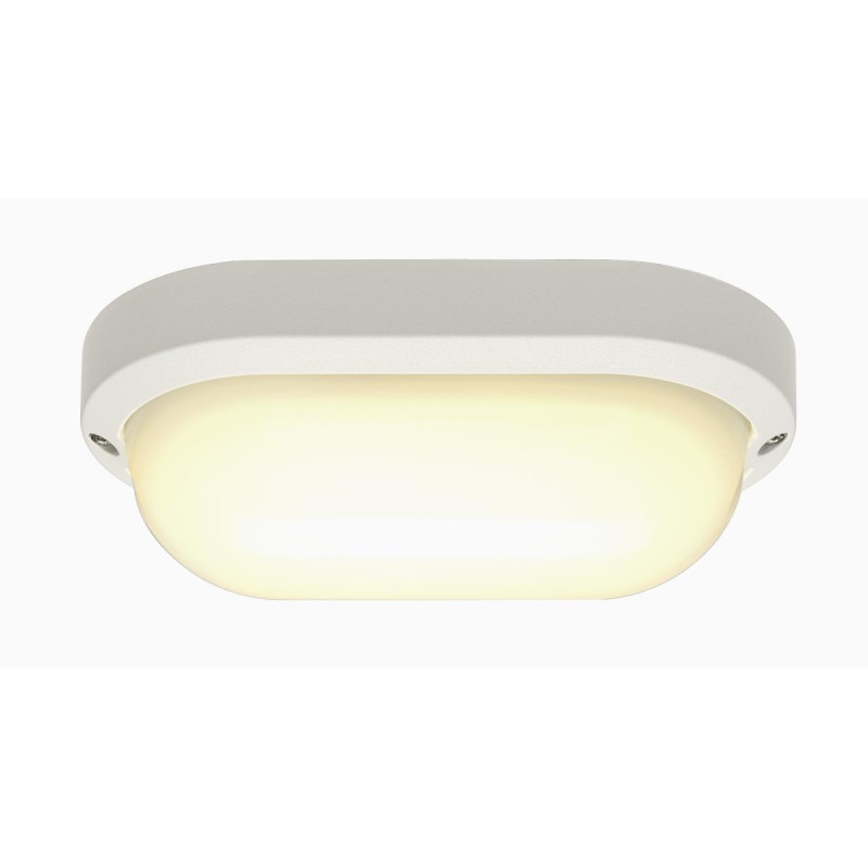 Applique et plafonnier extérieur TERANG 200 blanc LED 11W 3000K IP44 - SLV - 229931