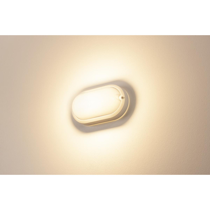 Applique et plafonnier extérieur TERANG 200 blanc LED 11W 3000K IP44 - SLV - 229931