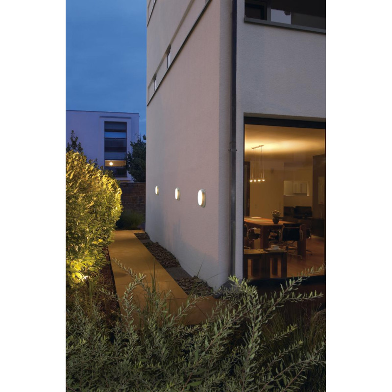 Applique et plafonnier extérieur TERANG 200 gris LED 11W 3000K IP44 - SLV - 229935