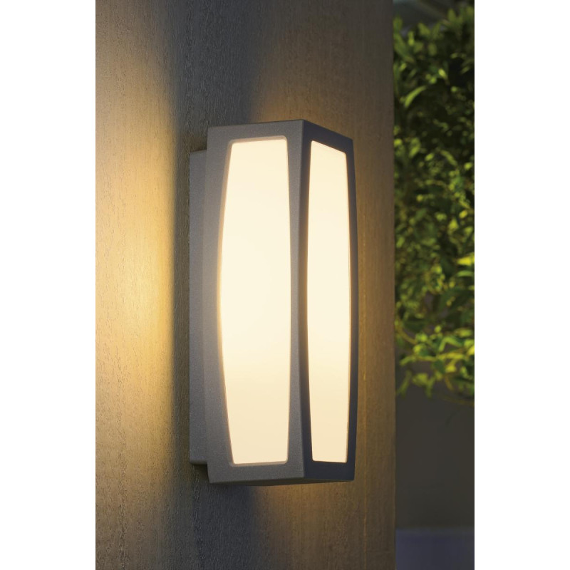 Applique MERIDIAN BOX gris E27 max. 25W - SLV - 230044