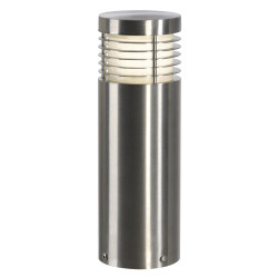 Borne extérieure VAP SLIM 30 inox brossé E27 20W max IP44 inox 304 - SLV - 230063