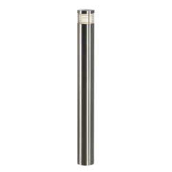 Borne extérieure VAP SLIM 90 inox brossé E27 20W max IP44 inox 304 - SLV - 230069