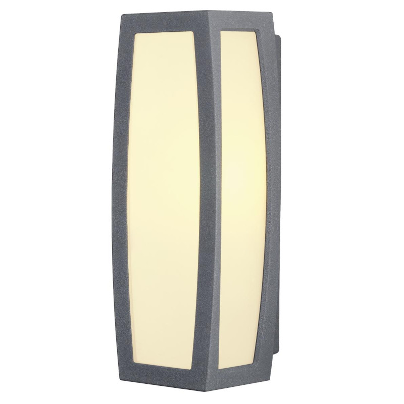 Applique MERIDIAN BOX SENSOR gris E27 max 25W détecteur de mouvement - SLV - 230085