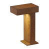 Borne extérieure RUSTY® PATHLIGHT fonte rouillée GX53 9W max IP44 bord mer - SLV - 230090