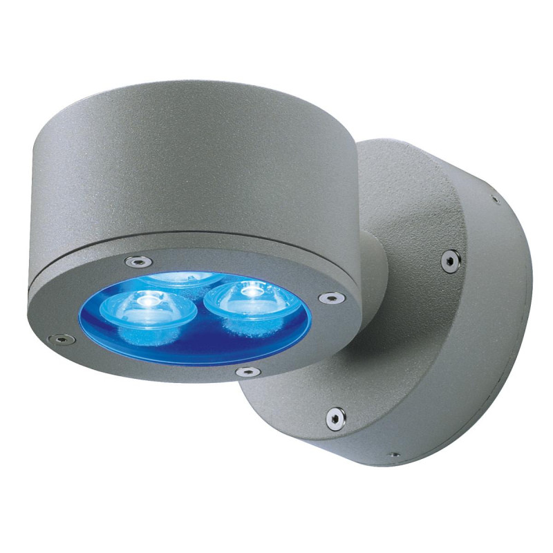 Applique extérieure SITRA gris GX53/TCR-TSE 9W max IP44 - SLV - 230355