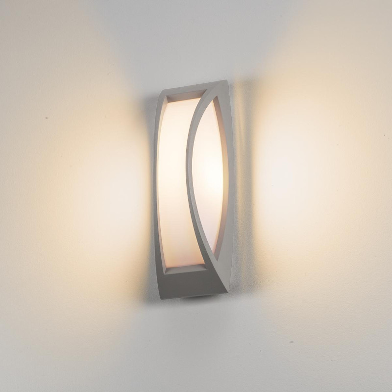 Applique extérieure MERIDIAN gris E27 25W max IP54 - SLV - 230444