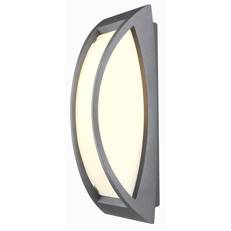 Applique extérieure MERIDIAN gris E27 25W max IP54 - SLV - 230445