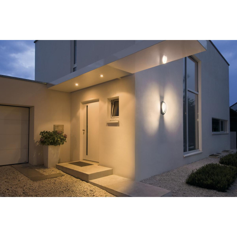 Applique extérieure MERIDIAN gris E27 25W max IP54 - SLV - 230445