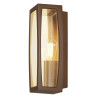 MERIDIAN BOX, applique fonte rouillée E27 25W plastique transparent - SLV - 230657