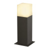 Borne extérieure carrée GRAFIT 30 gris E27 11W max IP44 - SLV - 231215