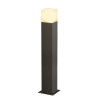 Borne extérieure carrée GRAFIT 60 gris E27 11W max IP44 - SLV - 231225