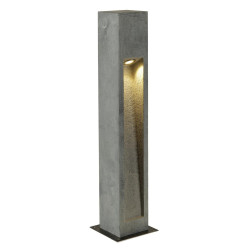 Borne extérieure ARROCK STONE 75 gris LED 9W 3000K IP55 basalte inox 304 - SLV - 231371