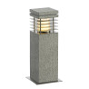 Borne ARROCK GRANITE 40 granit poivre & sel E27 max. 15W - SLV - 231410