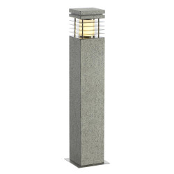 Borne ARROCK GRANITE 70 granit poivre & sel E27 max. 15W - SLV - 231411