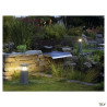 Borne ARROCK GRANITE 70 granit poivre & sel E27 max. 15W - SLV - 231411
