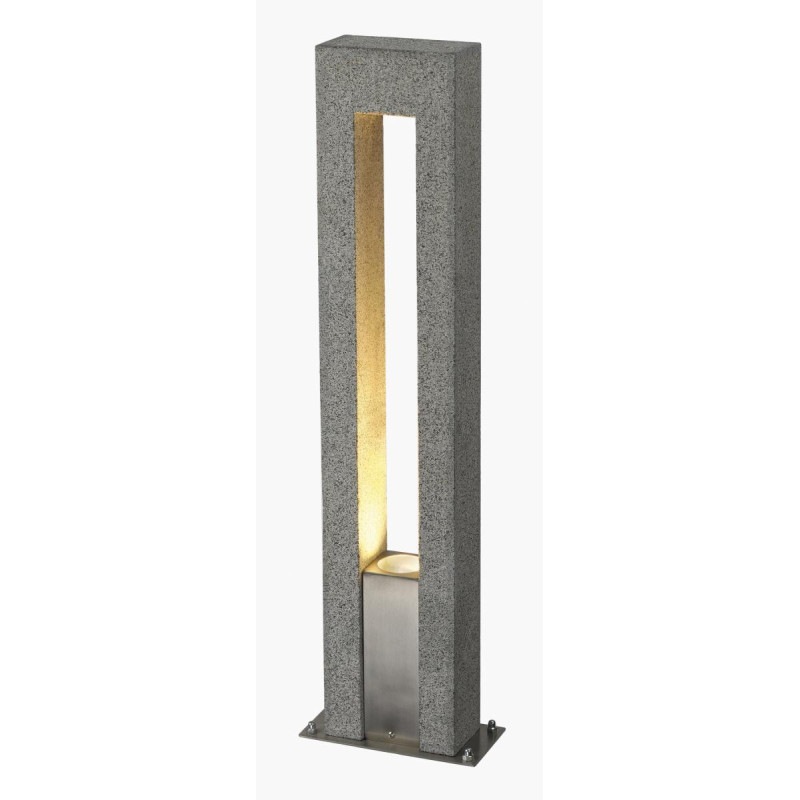 Borne ARROCK ARC granit poivre & sel GU10 max. 35W - SLV - 231420