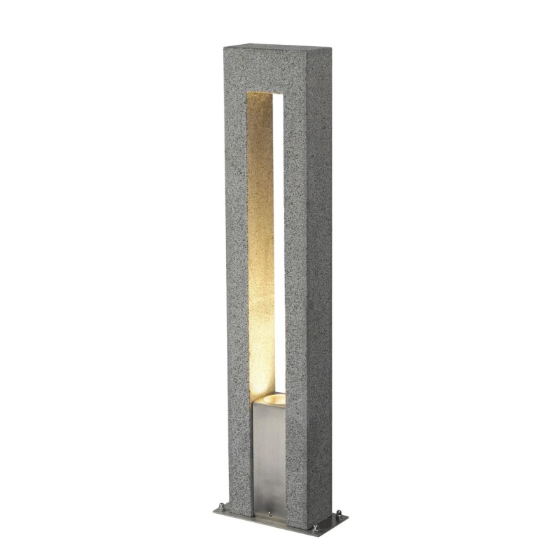 Borne ARROCK ARC granit poivre & sel GU10 max. 35W - SLV - 231420