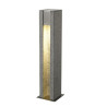 Borne ARROCK SLOT carrée granit poivre & sel GU10 max.4W LED - SLV - 231440