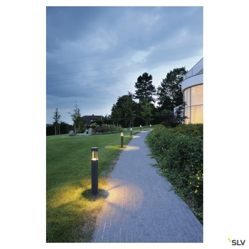 Borne extérieure SLOTS 65 fonte rouillée LED 63W 3000K IP44 - SLV - 231457
