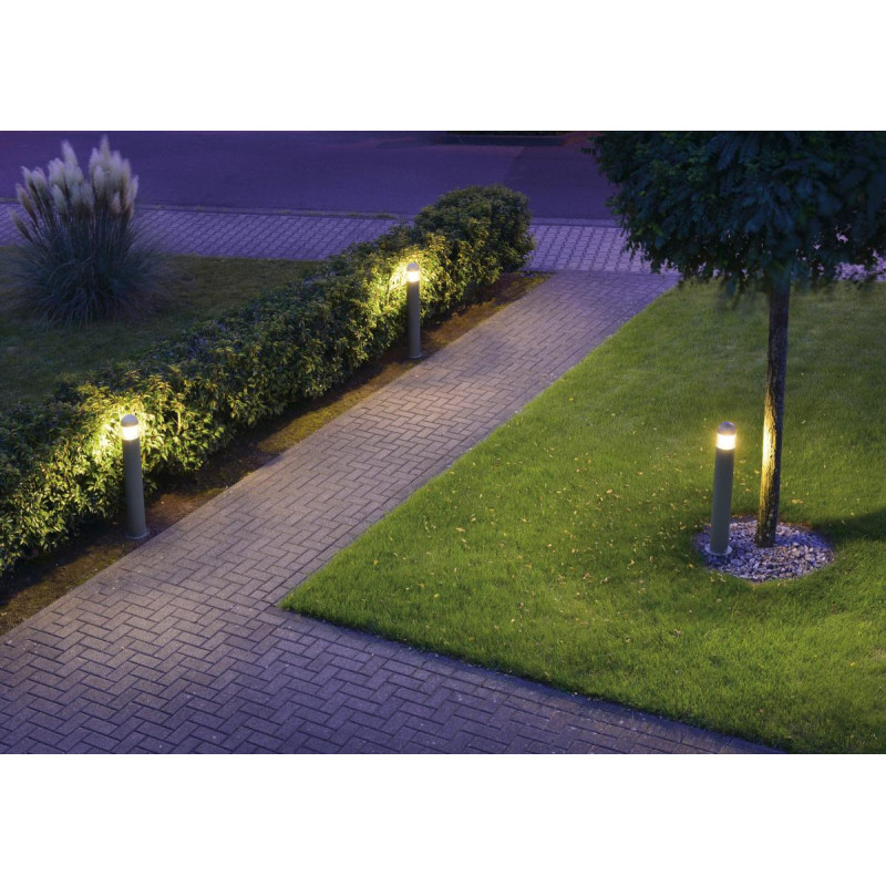 Borne extérieure C-POL gris E27 24W max IP54 - SLV - 231475