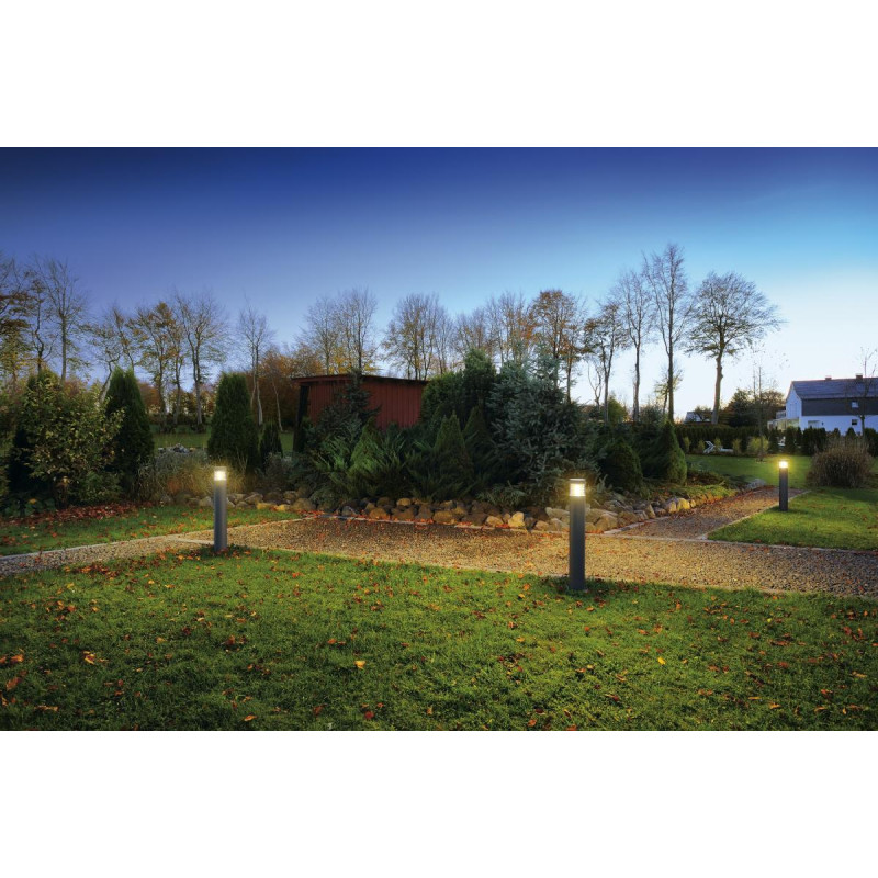 Borne extérieure F-POL gris E27 20W max IP54 - SLV - 231595