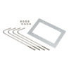 Extérieur Accessoires de fixation pour béton gris - SLV - 232119
