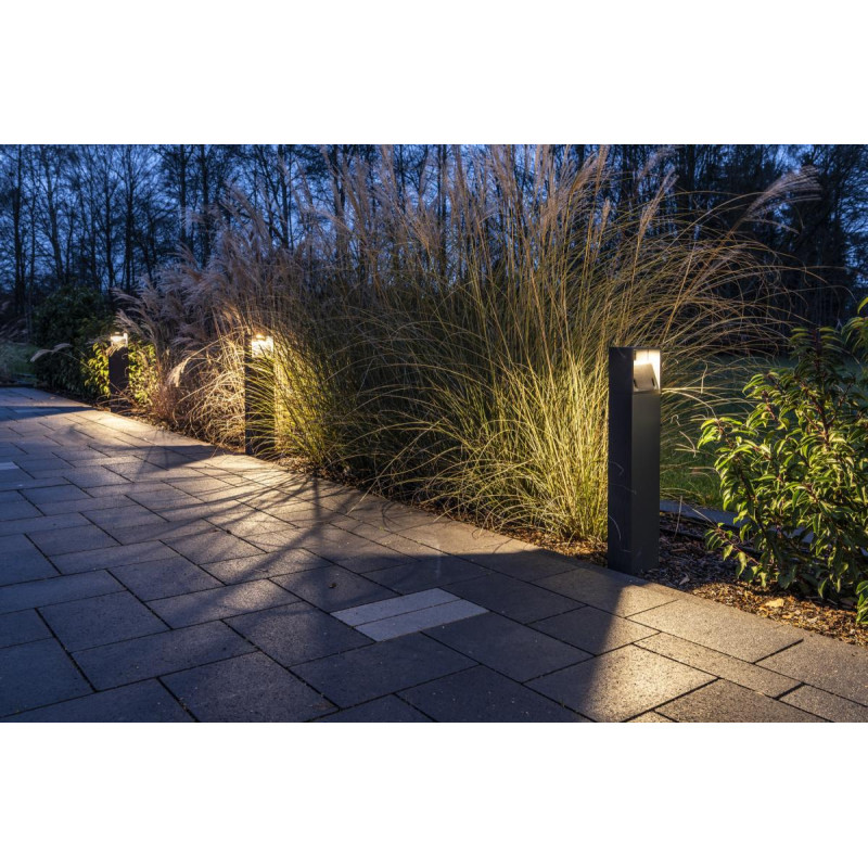 Borne extérieure LOGS 70 gris LED 10W 3000K IP44 - SLV - 232125