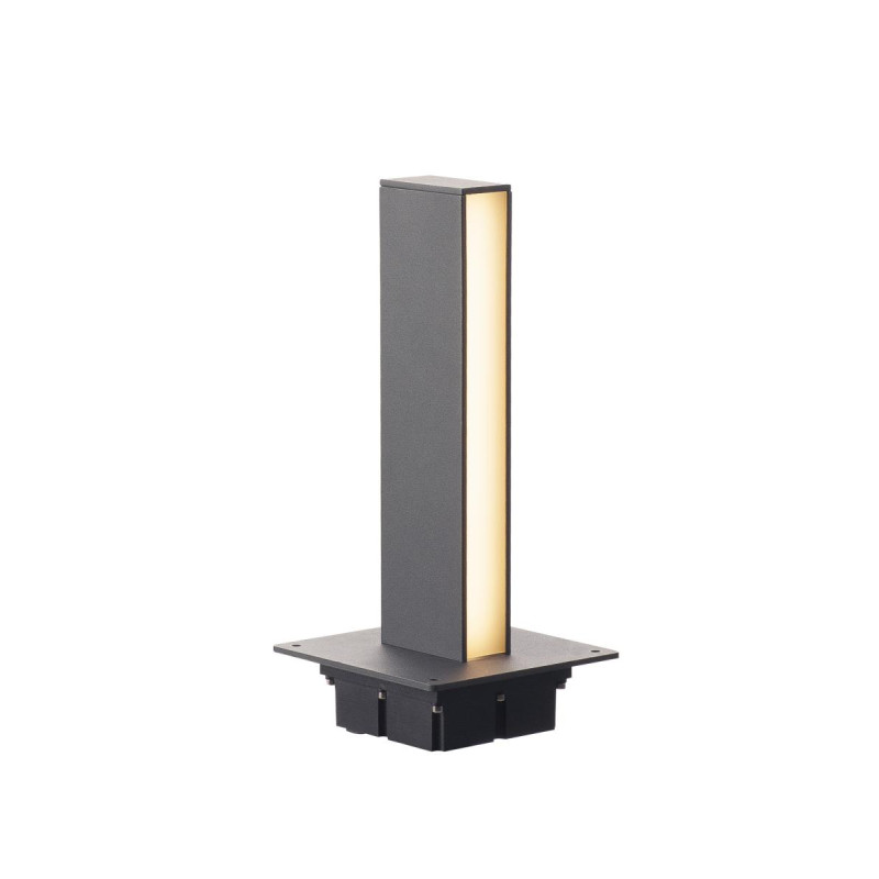 Borne extérieure H-POL 30 gris LED 9W 3000K IP55 - SLV - 232155