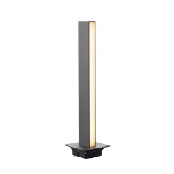 Borne extérieure H-POL 60 gris LED 18W 3000K IP55 - SLV - 232165