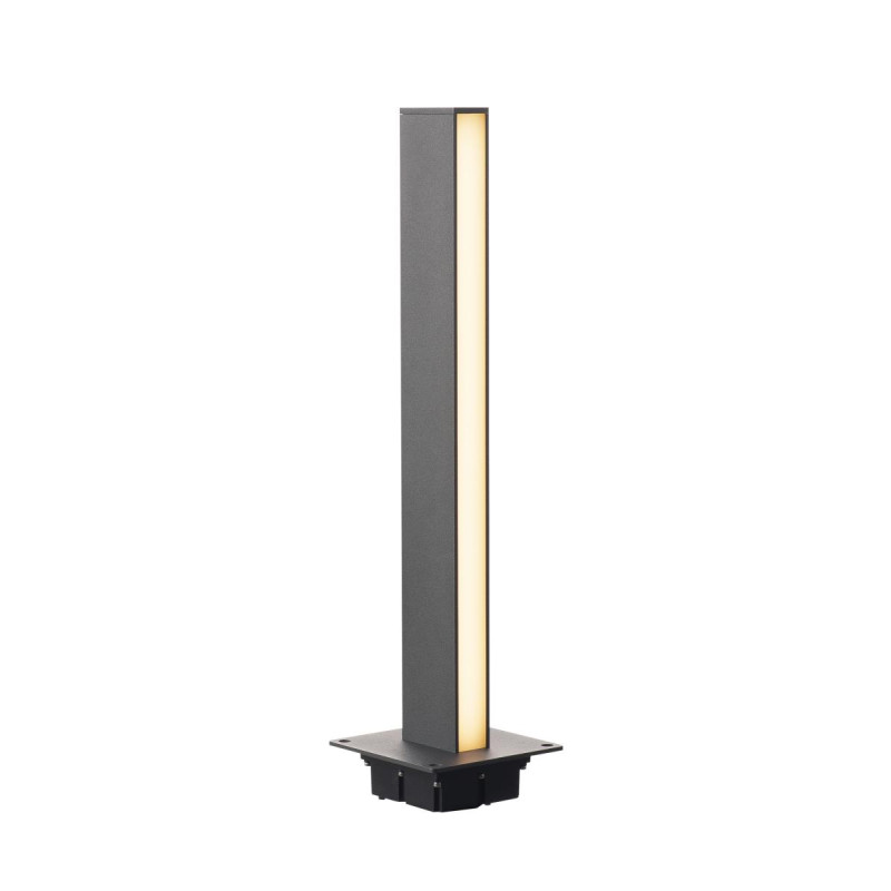 Borne extérieure H-POL 60 gris LED 18W 3000K IP55 - SLV - 232165