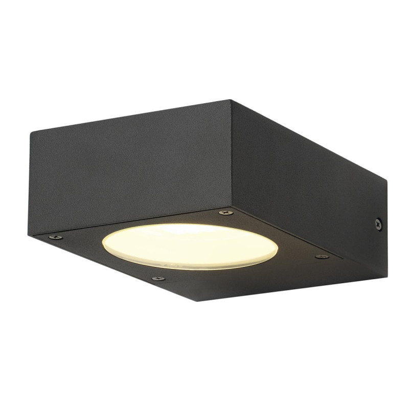 Applique extérieure QUADRASYL gris GX53/TCR-TSE 11W max IP44 - SLV - 232285