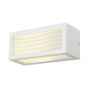 Applique extérieure BOX-L blanc E27 18W max IP54 - SLV - 232491