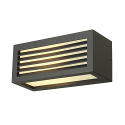 Applique extérieure BOX-L gris E27 18W max IP54 - SLV - 232495