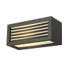 Applique extérieure BOX-L gris E27 18W max IP54 - SLV - 232495