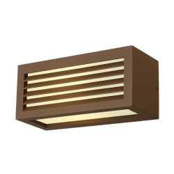 Applique extérieure BOX-L rouille E27 18W max IP54 - SLV - 232497