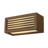Applique extérieure BOX-L rouille E27 18W max IP54 - SLV - 232497