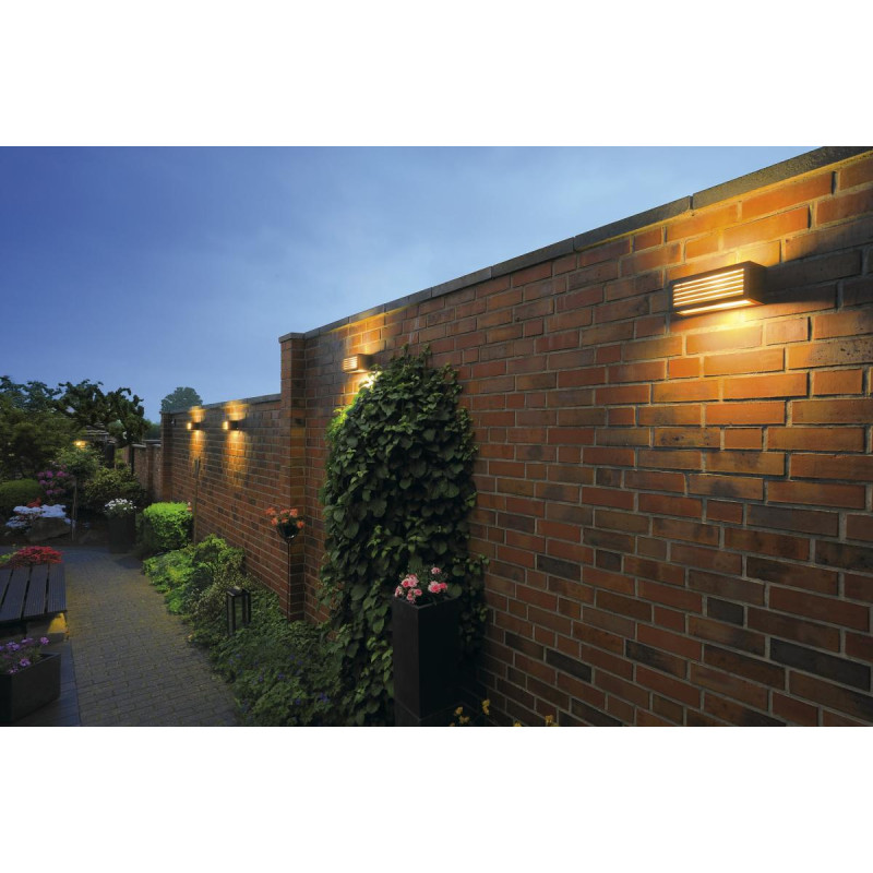 Applique extérieure BOX-L rouille E27 18W max IP54 - SLV - 232497