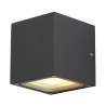Applique extérieure up/down SITRA CUBE gris GX53 2x 9W max IP44 - SLV - 232535
