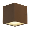Applique extérieure up/down SITRA CUBE rouille GX53 2x 9W max IP44 - SLV - 232537