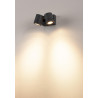 2 spots MYRA applique gris QPAR51 2xGU10 max. 2x50W IP55 - SLV - 233095