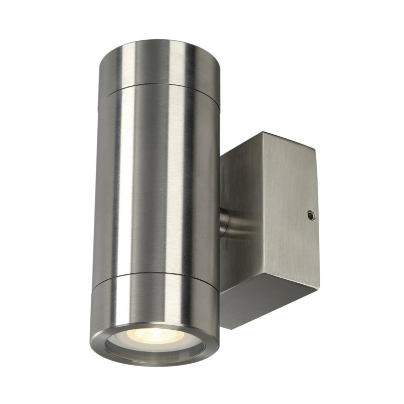 Applique extérieure ASTINA STEEL inox GU10/QPAR51 2x 35W max IP44 inox 304 - SLV - 233302
