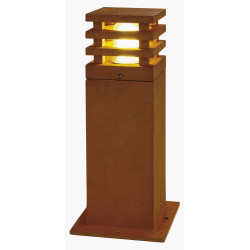 Borne extérieure RUSTY® 40 fonte rouillée LED 9W 3000K IP55 bord de mer - SLV - 233427