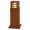 Borne extérieure RUSTY® 40 fonte rouillée LED 9W 3000K IP55 bord de mer - SLV - 233427
