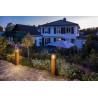 Borne extérieure RUSTY® 70 fonte rouillée LED 9W 3000K IP55 bord de mer - SLV - 233437