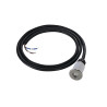 Encastré de sol DASAR 370 LED rond Inox 316 3000K 12-24V IP67 - SLV - 233540
