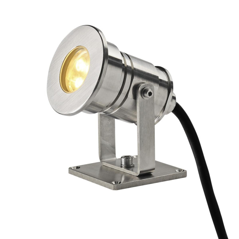 Projecteur extérieur DASAR® PROJECTOR inox LED 55W 3000K IP67 inox 316 - SLV - 233571